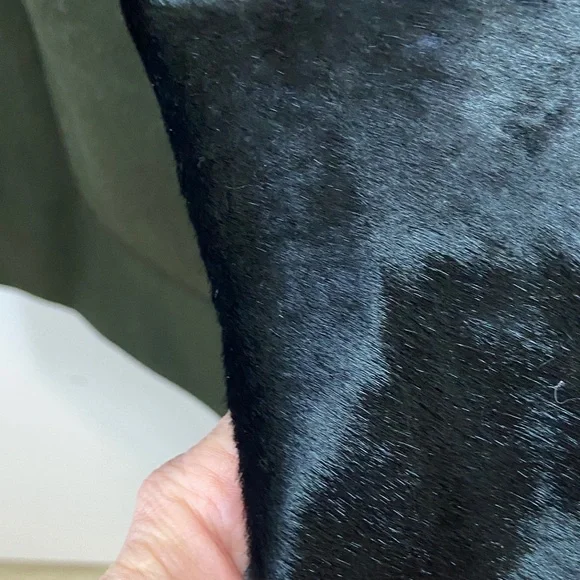 Zac Posen Genuine Raccon/ Baby Calf Fur Wool Convertible Coat US 14 / XL - Picture 2 of 16